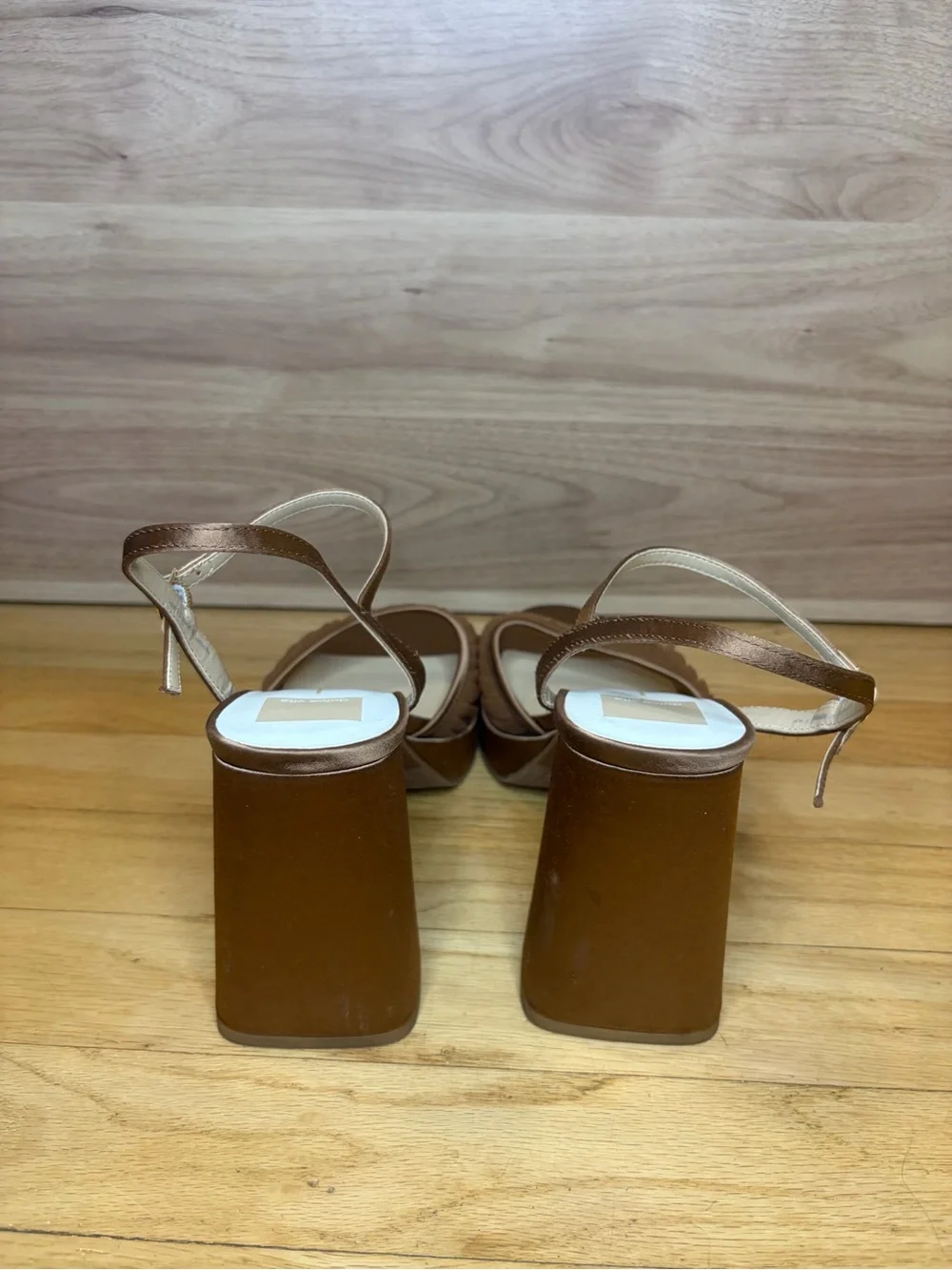 Dolce Vita Pomona Platform Block Heel Brown Sandals - Size 9.5